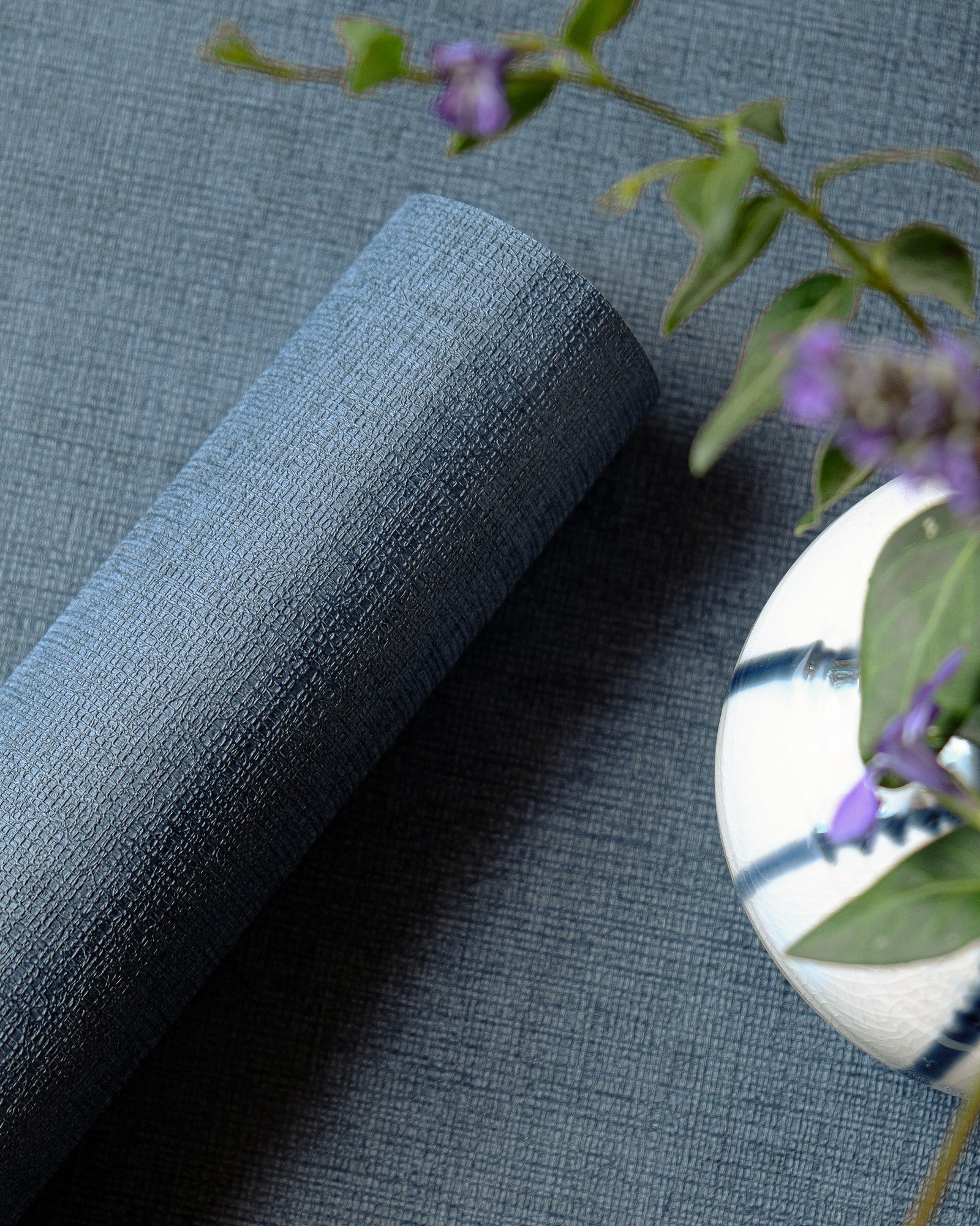 B00049 Raphia Single Outremer Palette Wallpaper by Coordonné