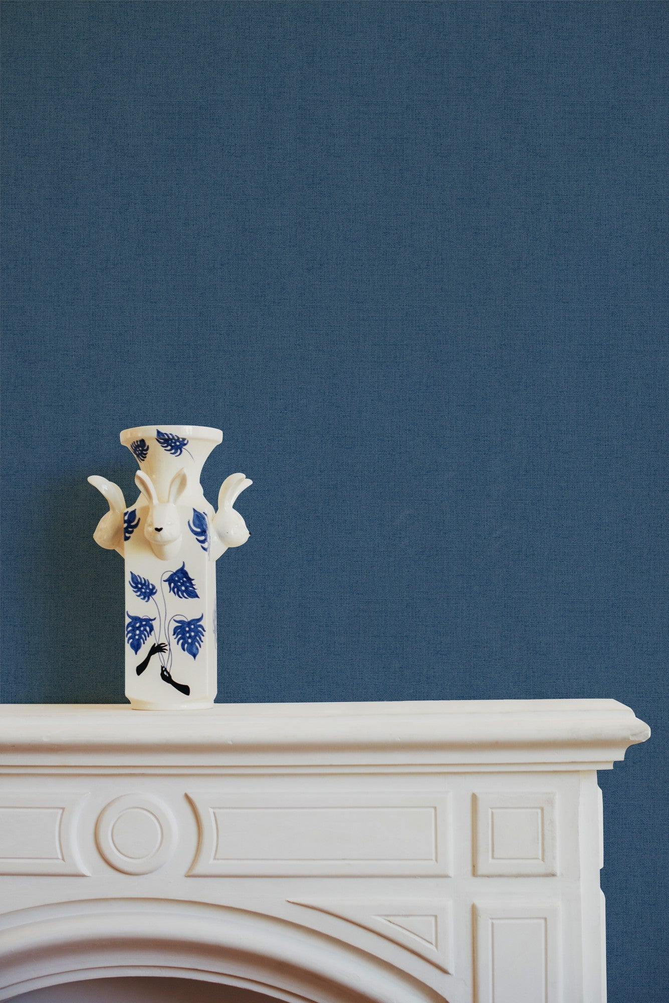 B00050 Lin Single Outremer Palette Wallpaper by Coordonné