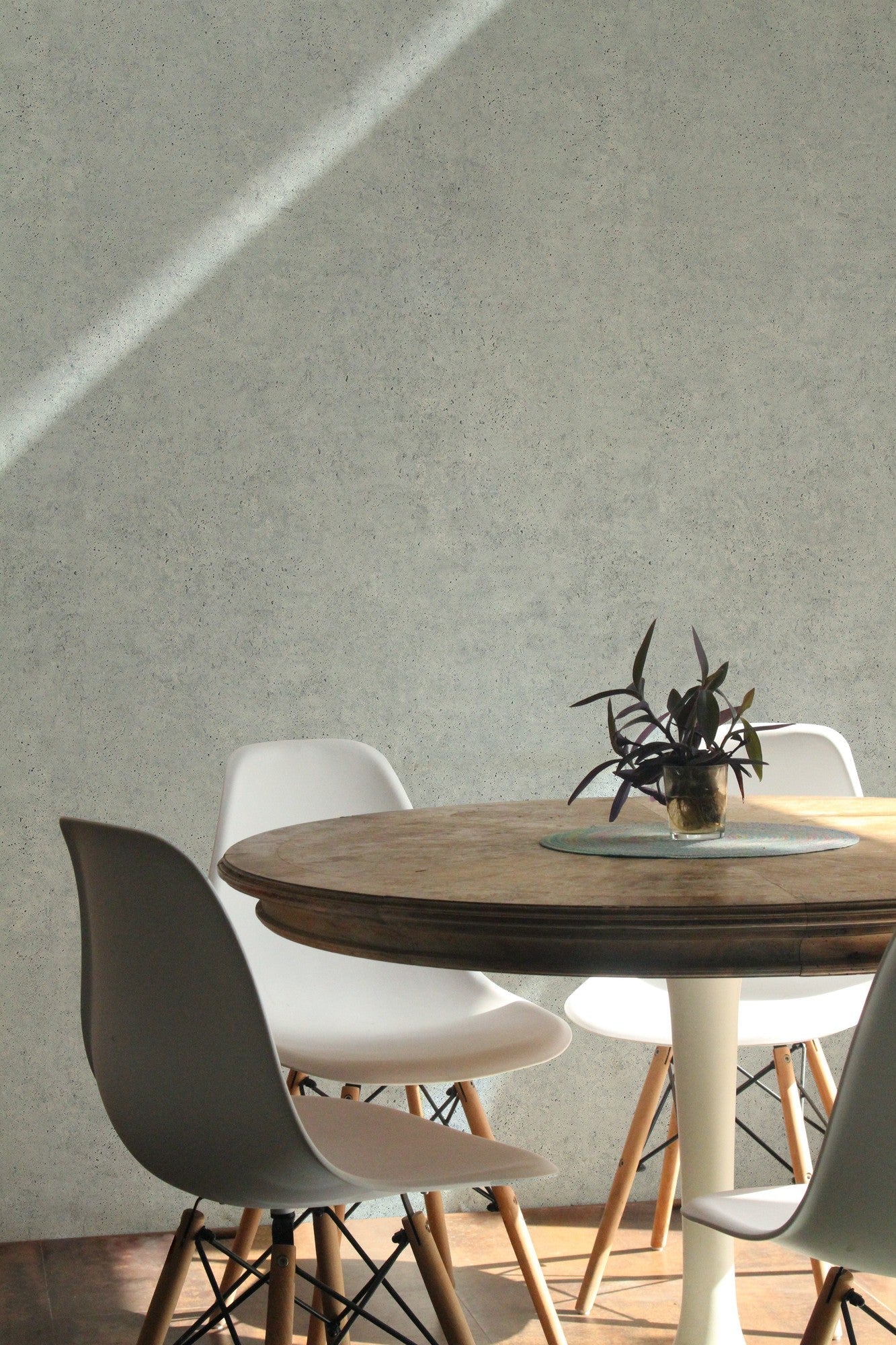 B00054 Ciment Single Glacier Palette Wallpaper by Coordonné