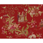 Tang Walk Ruby Forbidden City Wallpaper by Coordonné