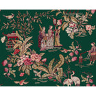 Tang Walk Emerald Forbidden City Wallpaper by Coordonné