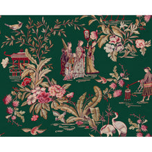 Tang Walk Emerald Forbidden City Wallpaper by Coordonné