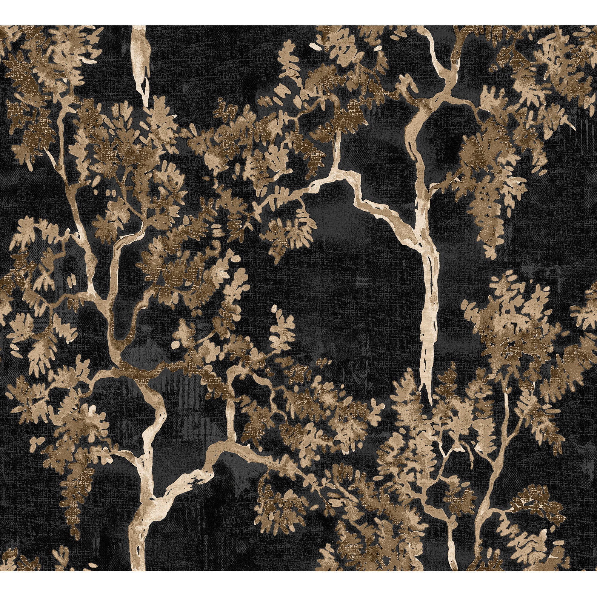 Willow Poem Onyx Forbidden City Wallpaper by Coordonné