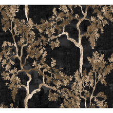 Willow Poem Onyx Forbidden City Wallpaper by Coordonné