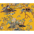 Sacred Pheasants Amber Forbidden City Wallpaper by Coordonné