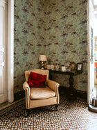 Sacred Pheasants Jade Forbidden City Wallpaper by Coordonné