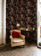 Sacred Pheasants Onyx Forbidden City Wallpaper by Coordonné
