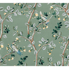 Birds Prosperity Jade Forbidden City Wallpaper by Coordonné