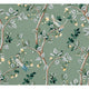 Birds Prosperity Jade Forbidden City Wallpaper by Coordonné
