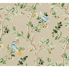Birds Prosperity Papyrus Forbidden City Wallpaper by Coordonné