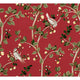 Birds Prosperity Ruby Forbidden City Wallpaper by Coordonné