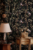 Birds Prosperity Onyx Forbidden City Wallpaper by Coordonné