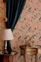 Birds Prosperity Rose Forbidden City Wallpaper by Coordonné