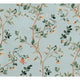 Birds Prosperity Turquoise Forbidden City Wallpaper by Coordonné
