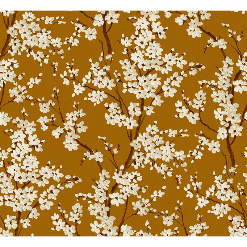 Cherry Blossom Honey Forbidden City Wallpaper by Coordonné