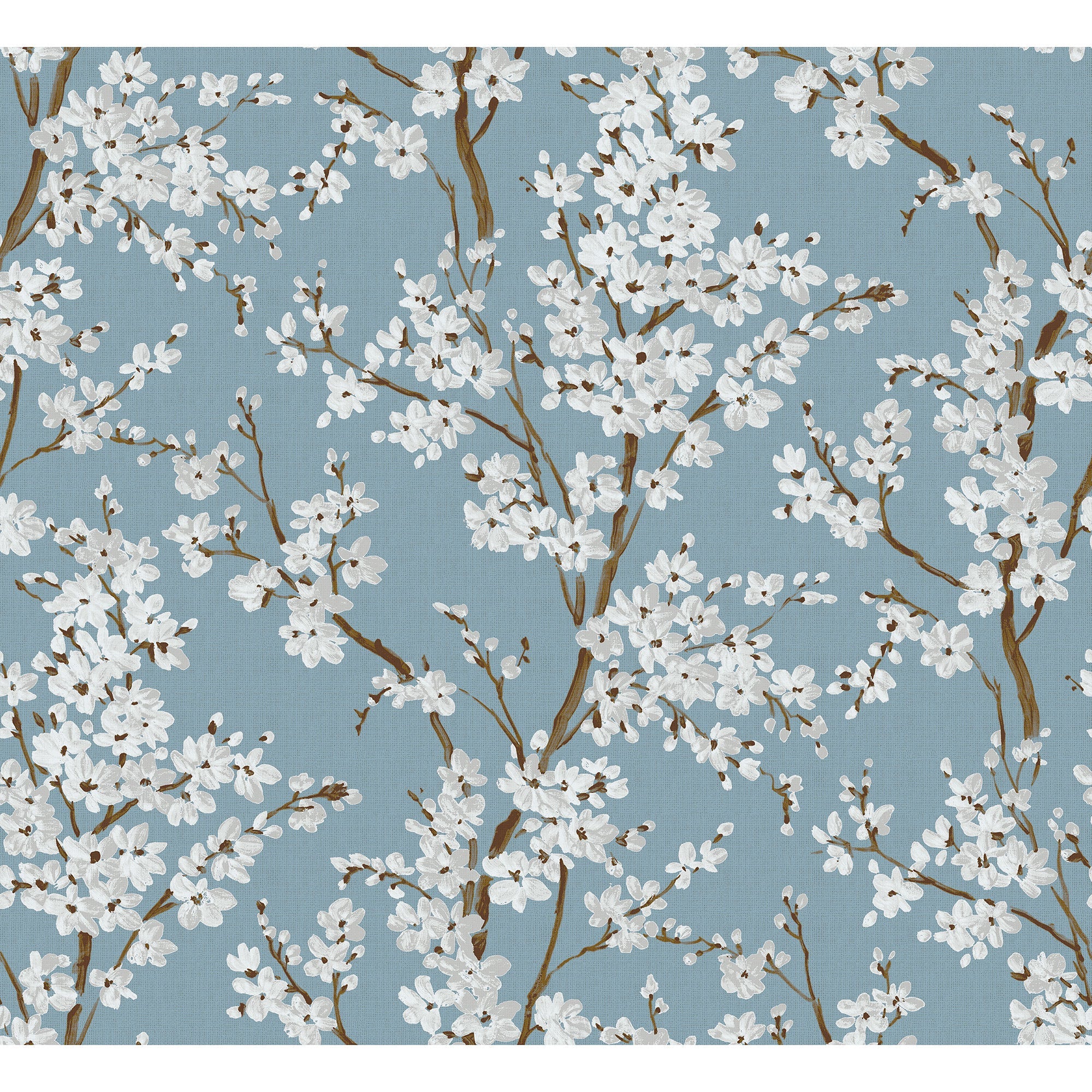 Cherry Blossom Turquoise Forbidden City Wallpaper by Coordonné