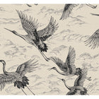 Imperial Ibis Nacre Forbidden City Wallpaper by Coordonné