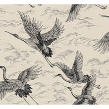 Imperial Ibis Nacre Forbidden City Wallpaper by Coordonné