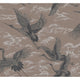 Imperial Ibis Jute Forbidden City Wallpaper by Coordonné