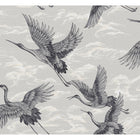 Imperial Ibis Swan Forbidden City Wallpaper by Coordonné