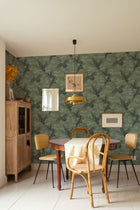 Imperial Ibis Jade Forbidden City Wallpaper by Coordonné