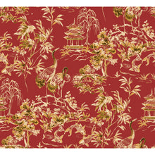 Ming Pagoda Ruby Forbidden City Wallpaper by Coordonné