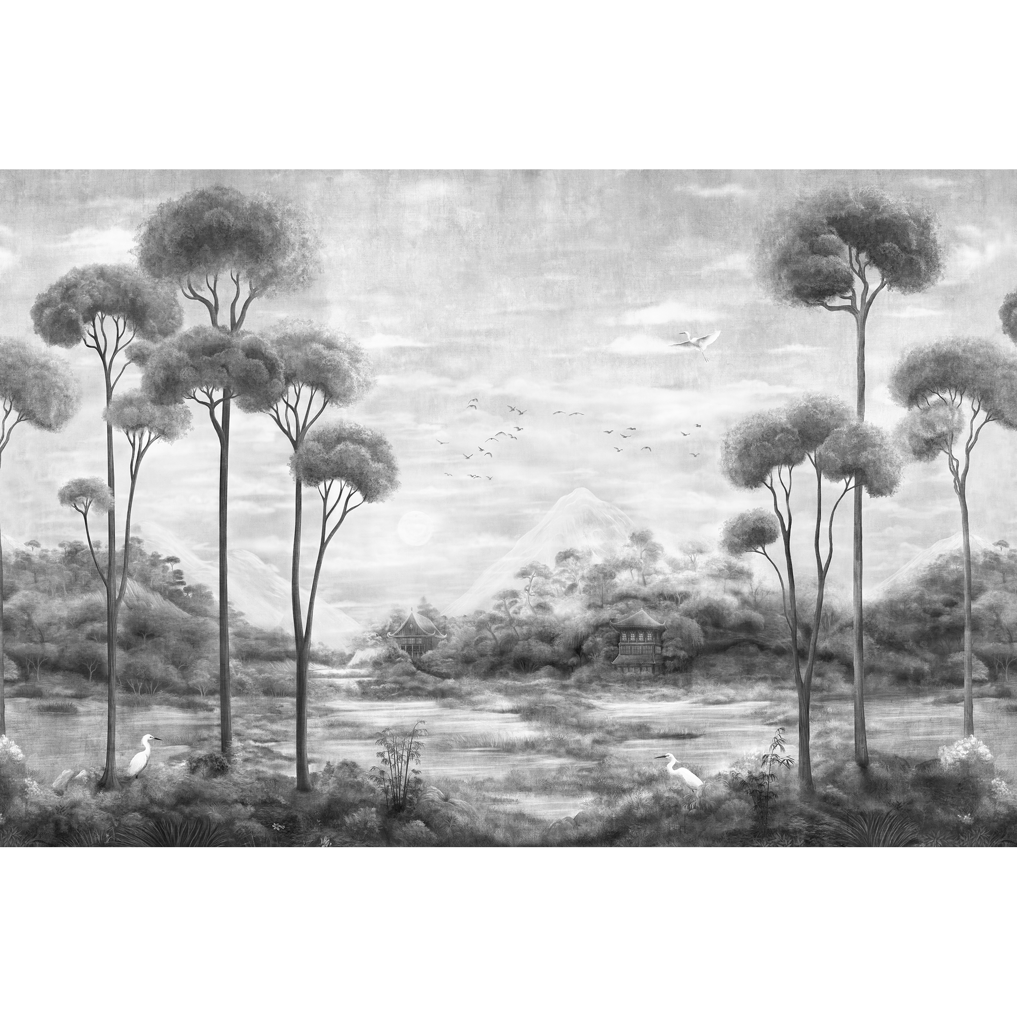 Xi Hu Lake Onyx Forbidden City Mural by Coordonné (400x280cm)