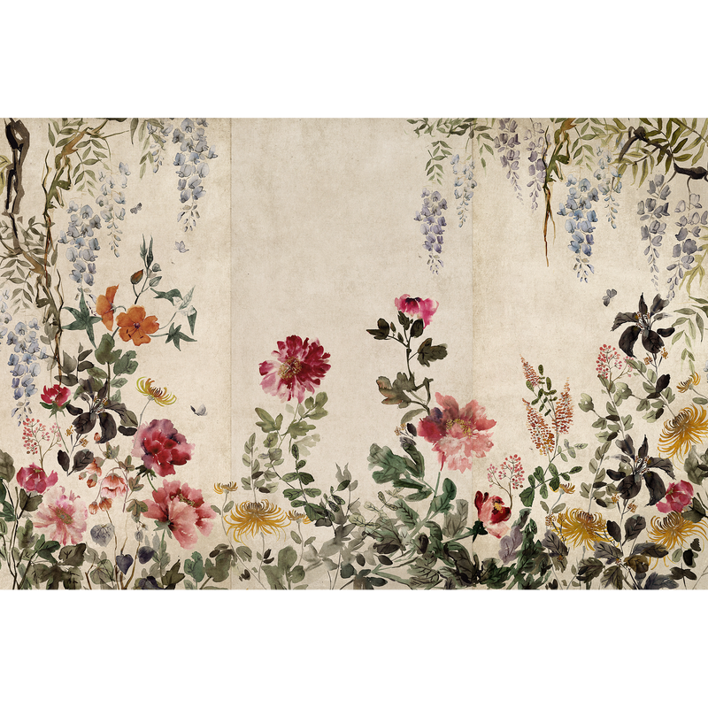 Spring Festival Papyrus Forbidden City Mural by Coordonné (400x280cm)