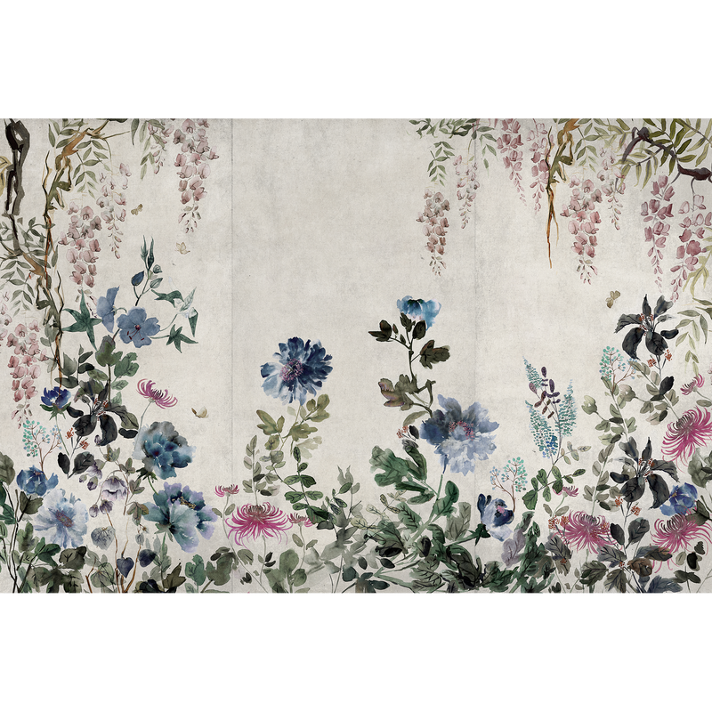 Spring Festival Sapphire Forbidden City Mural by Coordonné (400x280cm)