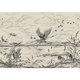 Heron´s Poetry Nacre Forbidden City Mural by Coordonné (400x280cm)