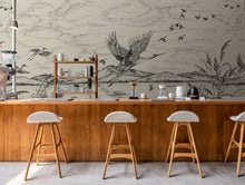 Heron´s Poetry Nacre Forbidden City Mural by Coordonné (400x280cm)