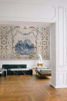 Ming Portrait Sapphire Forbidden City Mural by Coordonné (400x280cm)