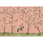 Crowned Crane Rose Forbidden City Mural by Coordonné (400x280cm)