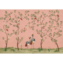 Crowned Crane Rose Forbidden City Mural by Coordonné (400x280cm)