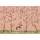 Crowned Crane Rose Forbidden City Mural by Coordonné (400x280cm)