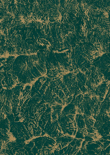 B00203 Sepia Emerald Artisan by Bodo Sperlein Wallpaper by Coordonné