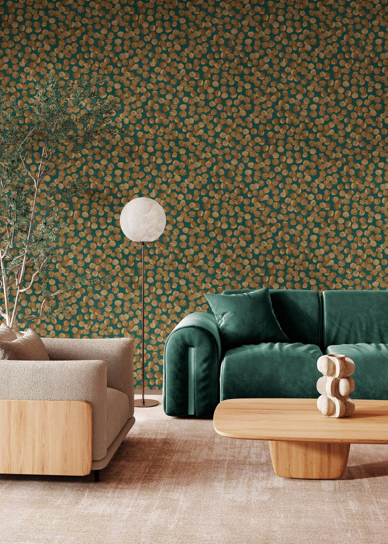 B00208 Brush Emerald Artisan by Bodo Sperlein Wallpaper by Coordonné