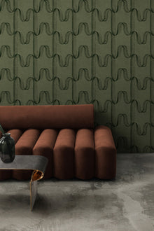 B00214 Graphite Olive Artisan by Bodo Sperlein Wallpaper by Coordonné