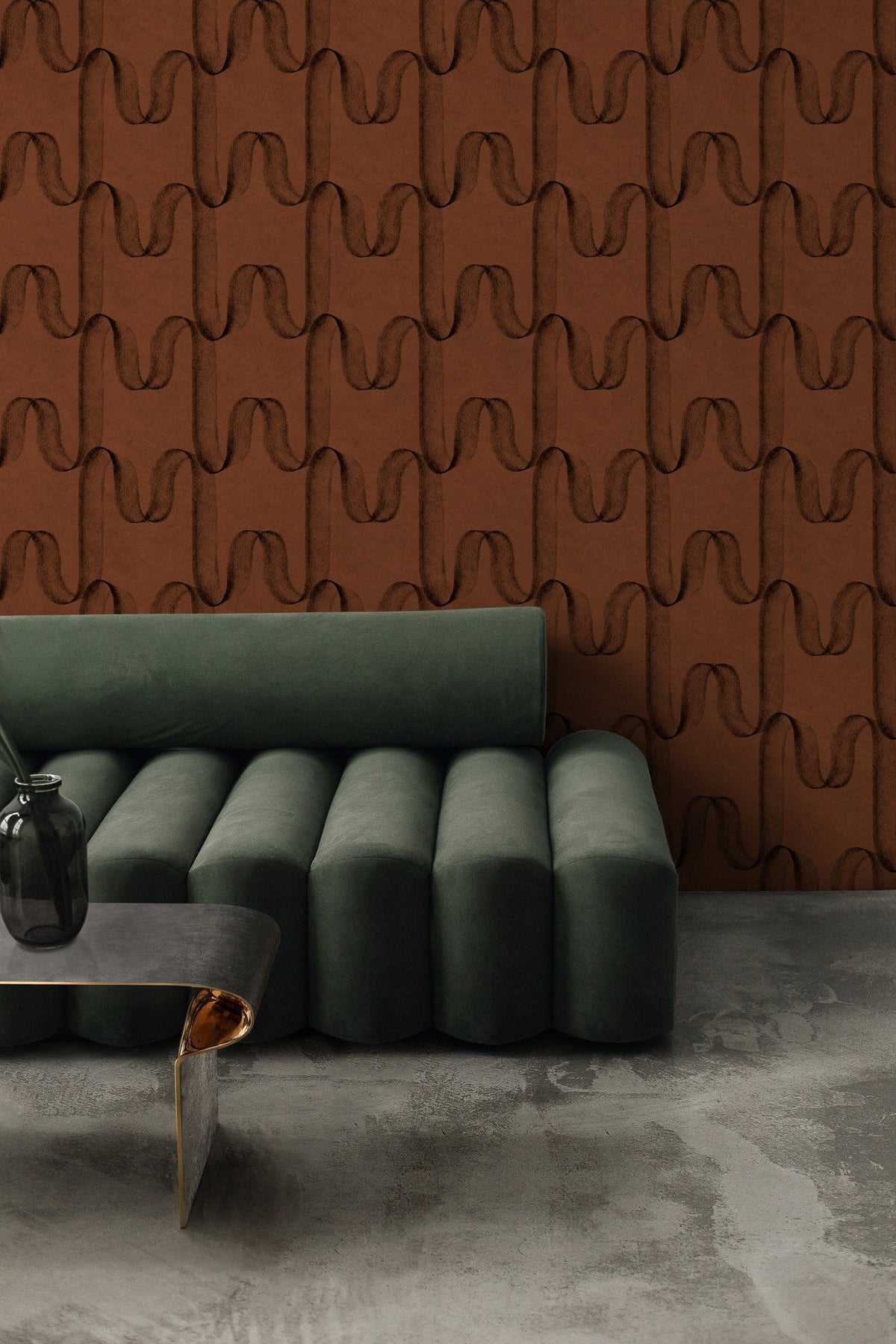 B00215 Graphite Clay Artisan by Bodo Sperlein Wallpaper by Coordonné