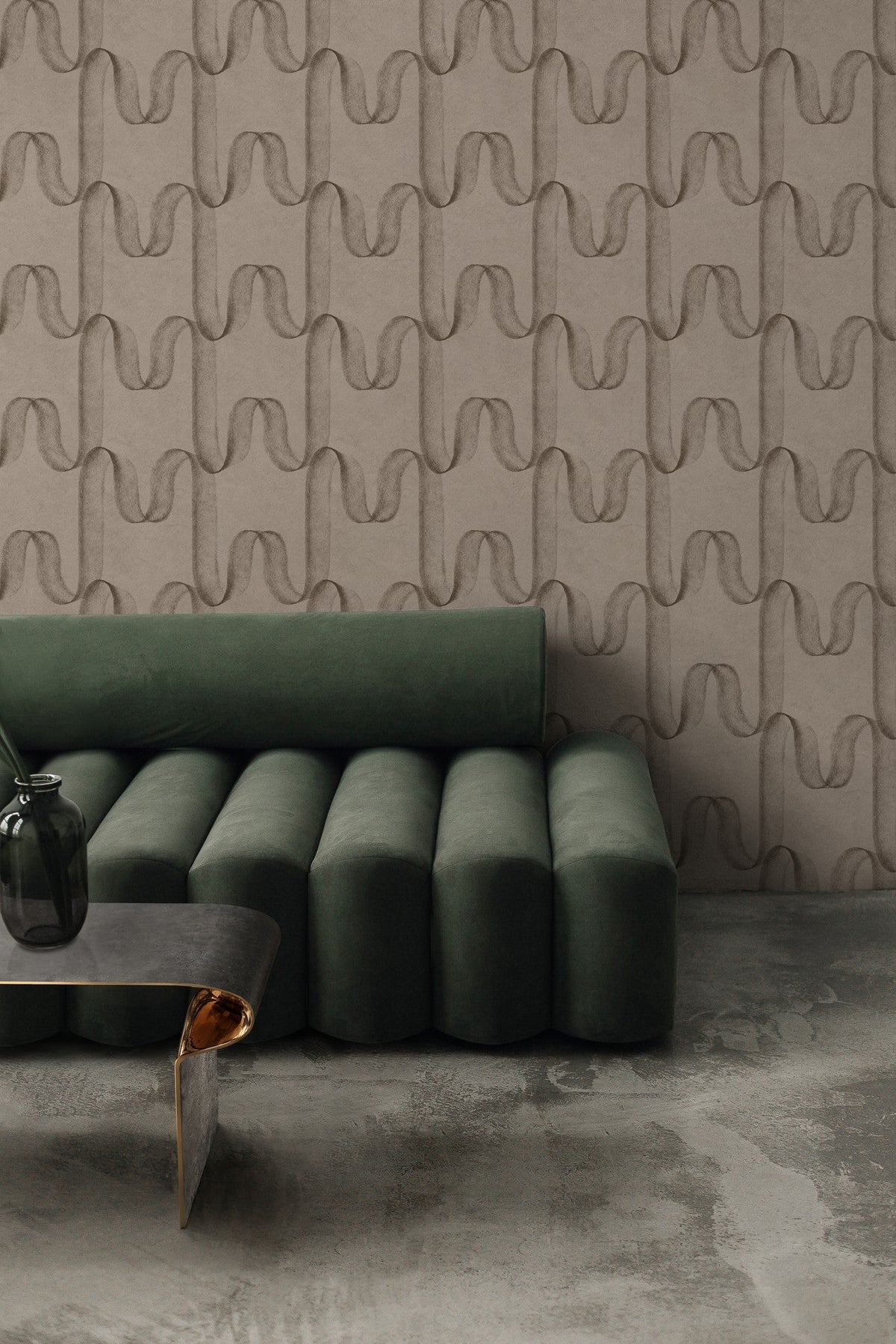 B00217 Graphite Taupe Artisan by Bodo Sperlein Wallpaper by Coordonné
