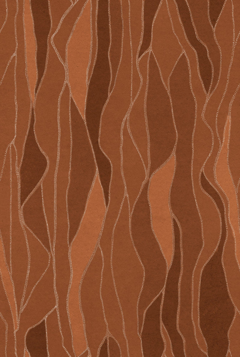 B00224 Collage Clay Artisan by Bodo Sperlein Wallpaper by Coordonné