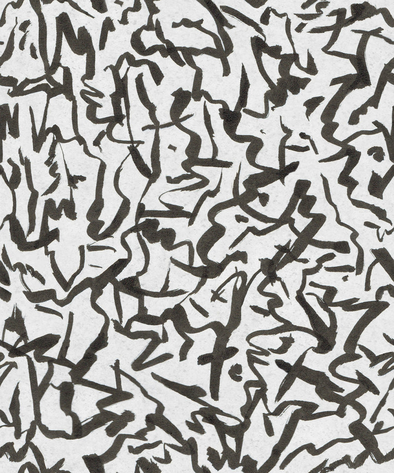 B00226 Fluid Coal Artisan by Bodo Sperlein Wallpaper by Coordonné