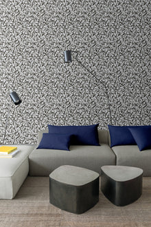 B00226 Fluid Coal Artisan by Bodo Sperlein Wallpaper by Coordonné