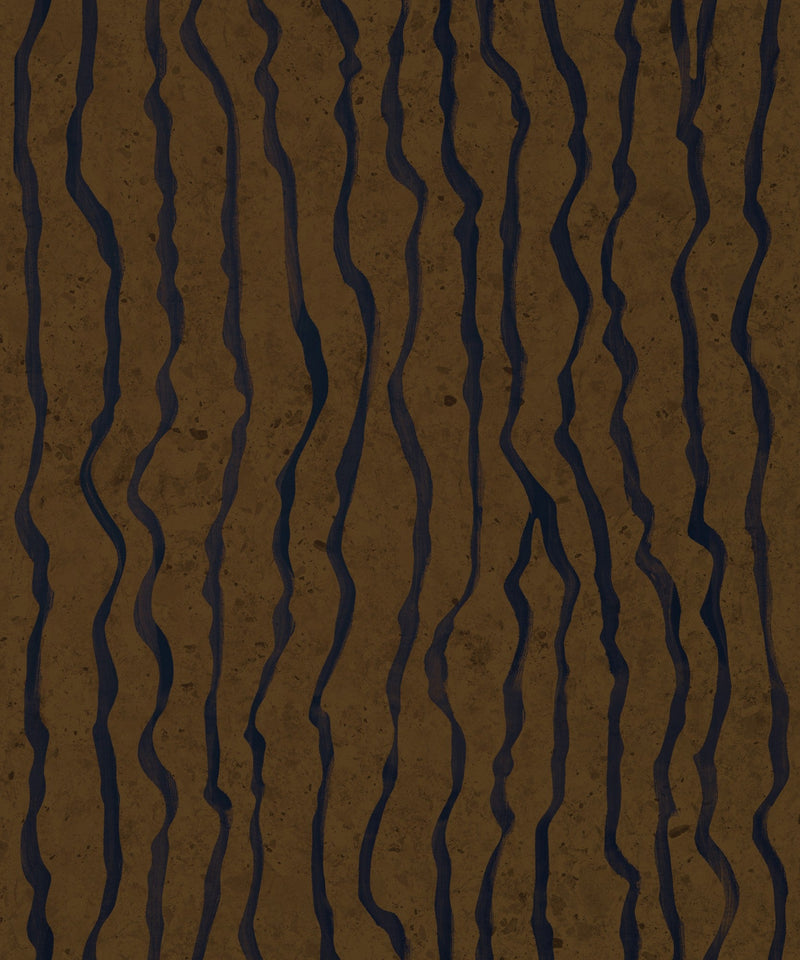 B00234 Calligraphy Amber Artisan by Bodo Sperlein Wallpaper by Coordonné
