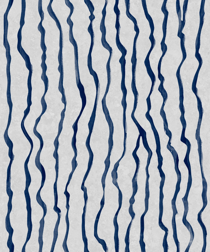 B00236 Calligraphy Klein Artisan by Bodo Sperlein Wallpaper by Coordonné