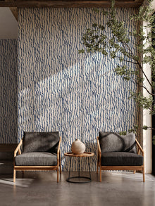 B00236 Calligraphy Klein Artisan by Bodo Sperlein Wallpaper by Coordonné