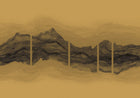 B00242 Torn Gold Artisan by Bodo Sperlein Mural by Coordonné (386x280cm)