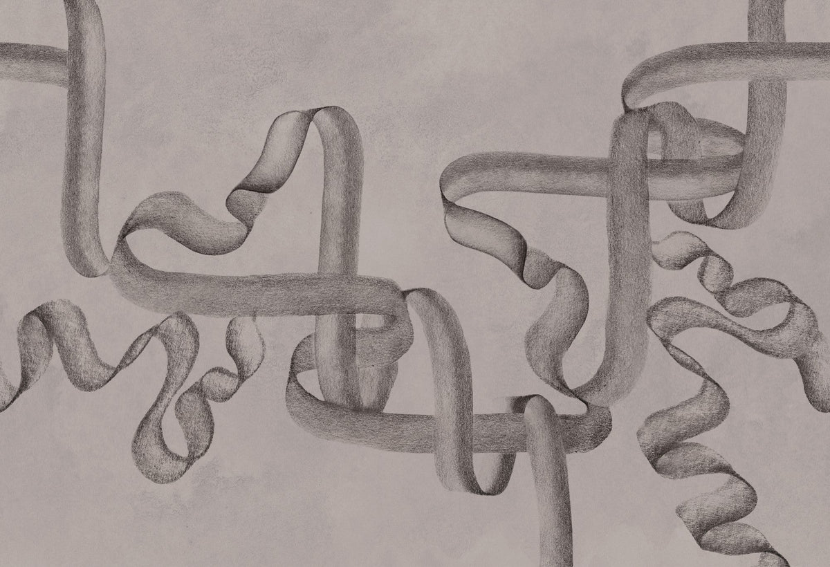 B00249 Ribbon Stone Artisan by Bodo Sperlein Mural by Coordonné (400x280cm)