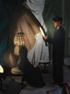 B00251 Drapery Emerald Artisan by Bodo Sperlein Mural by Coordonné (386x280cm)