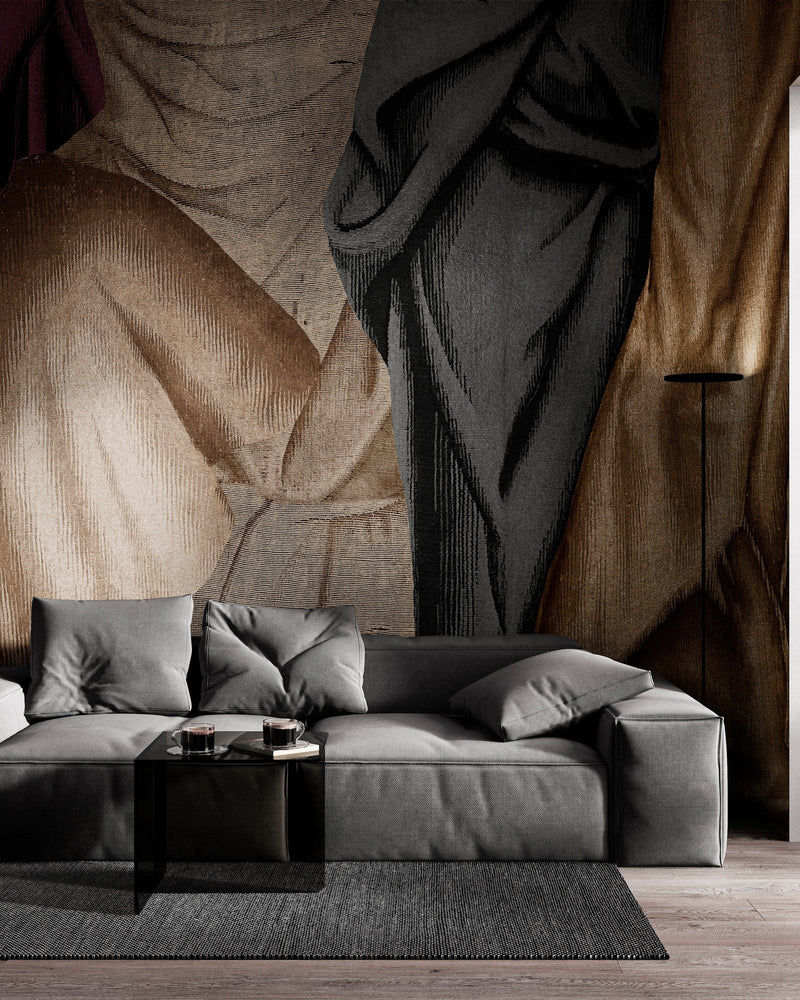 B00253 Drapery Amethyst Artisan by Bodo Sperlein Mural by Coordonné (386x280cm)